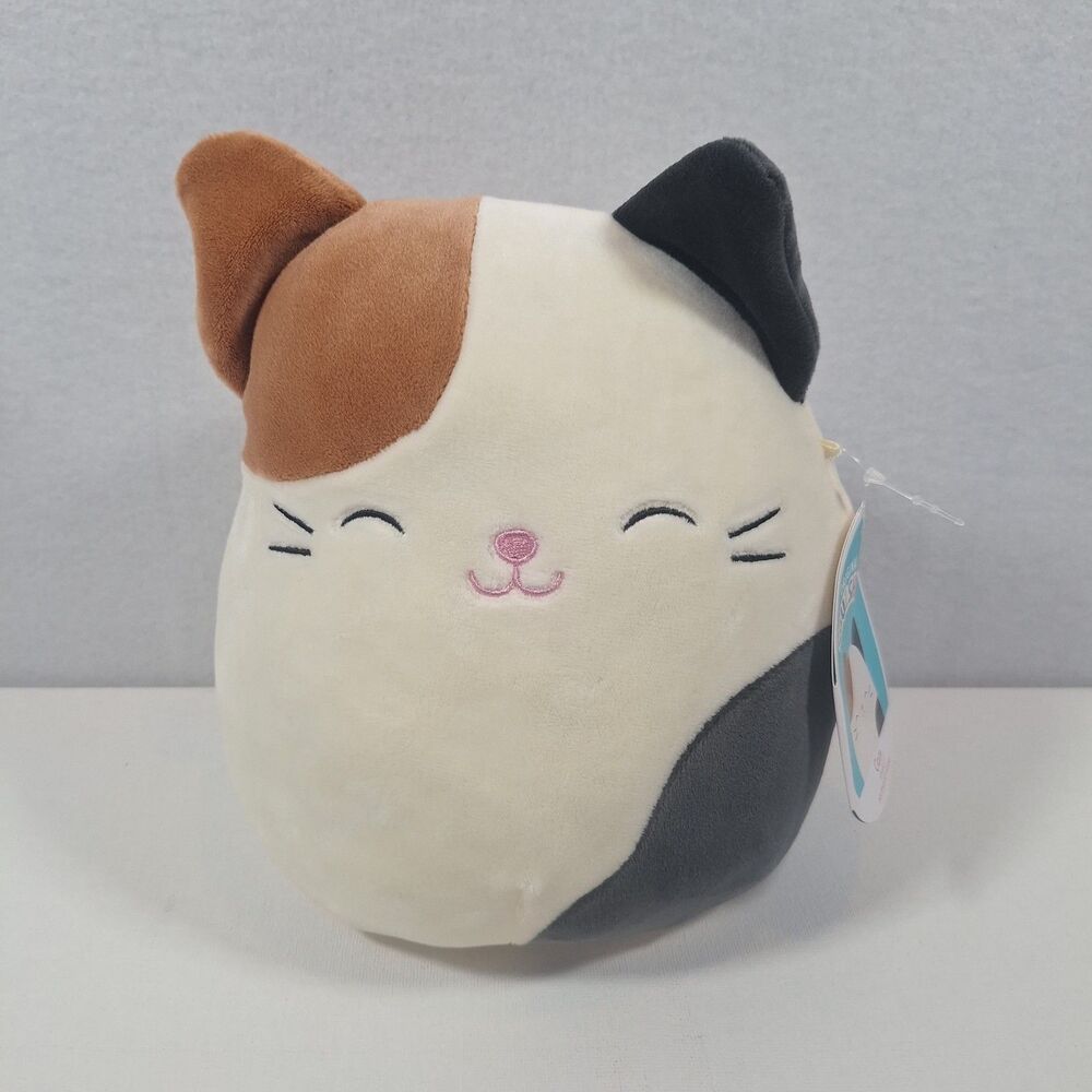 Squishmallow Cam Calico Cat Kitty 8" Plush Stuffed Animal Kellytoy NWT Soft Cute